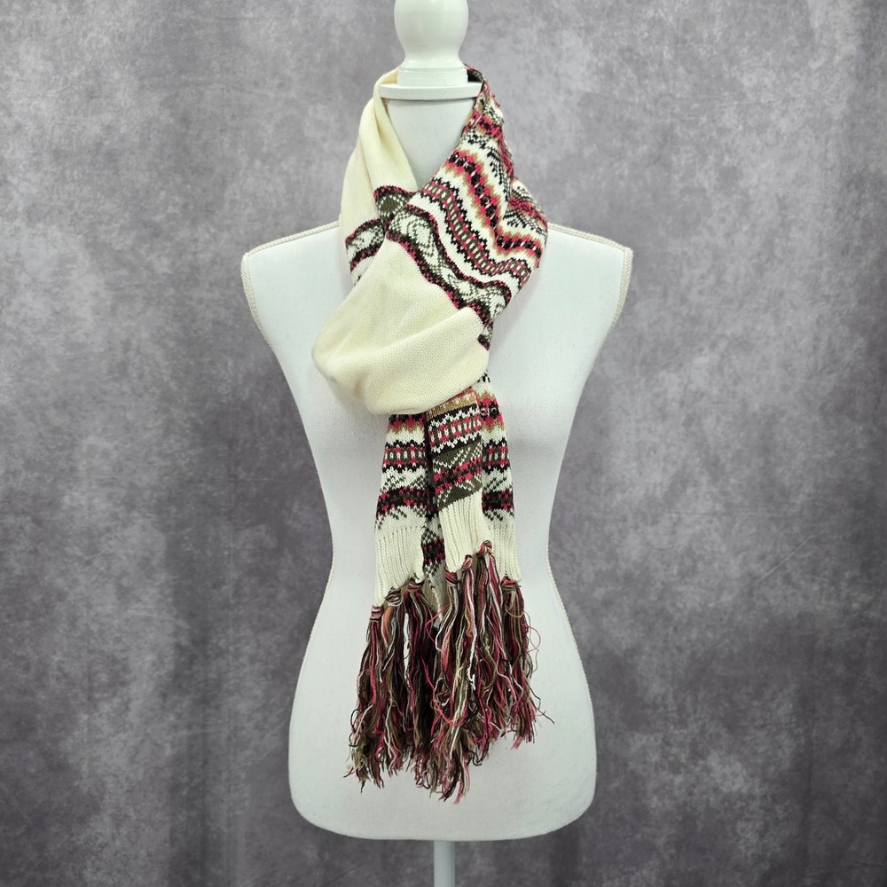 Y2K Vintage‎ Multicolor Sequin Knit Cottage Granny Swan Cozy Wrap Shawl Scarf OS - Picture 3 of 6